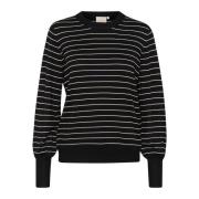 Stribet Pullover Sweater Slim Stripe