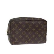 Pre-owned Canvas louis-vuitton-tasker