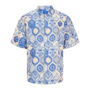 Casual Resort Skjorte med Allover Print