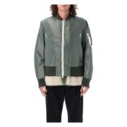 Sherpa Bomber Jakke Khaki Natur