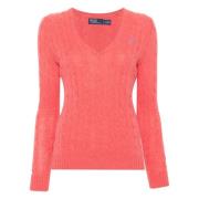 Rosette Heather Pullover Sweater