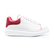 Perforerede Hvide/Rosa Sneakers