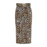 Animalier Print Mini Nederdel