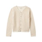 Elegant Cardigan med Perleknapper