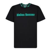 Sort T-shirt med Teal Logo