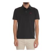 Jersey bomuld polo shirt med logo