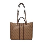 Noreen Girlfriend Carryall Latte Taske