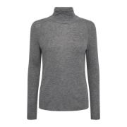 Rollneck Strik Sweater Sharkskin