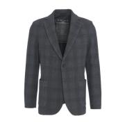 Glen Check Blazer med Brystlomme