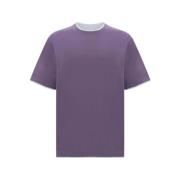 Amethyst Lilla Bomuld T-shirt