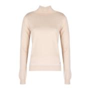 Elegant Figursyet Sweater med Rhinestones