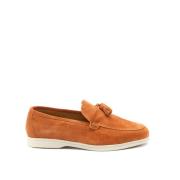 Suede Loafer med Tassels