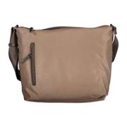 Brun Crossbody Taske med Justerbar Strop