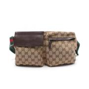 Pre-owned Canvas gucci-tasker