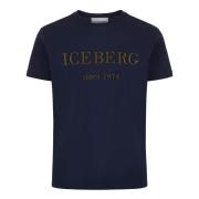 Mørkeblå T-shirt