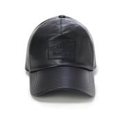 Faux Leather Urban Baseball Cap