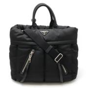 Pre-owned nylon prada-tasker