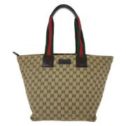 Pre-owned Canvas gucci-tasker