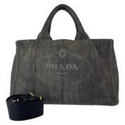 Pre-owned Bomuld prada-tasker