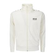 Sort Logo Sweatshirt med Stjerner