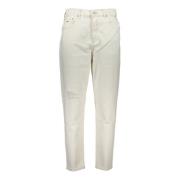 Hvid Denim Jeans 5-Lomme Stil