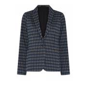 Blåtternet Blazer Ditte Stil