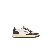 Bicolor Læder Sneakers Hvid Chestnut