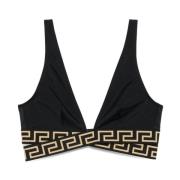 Sort Greca-detalje Bikini Top