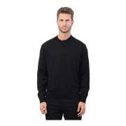 Basis Rundhals Sweater Sort