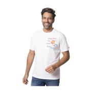 Aperol Spritz Hvid T-shirt med Illustration