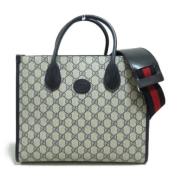 Pre-owned Canvas gucci-tasker