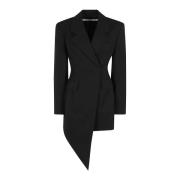 Elegant Asymmetrisk Blazer Kjole