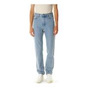 Højtaljede Straight Fit Jeans