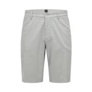 Slim Fit Elastiske Bomuldsshorts