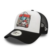 Sort Grafisk Print Trucker Hat New York