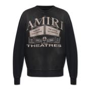 Sweatshirt med print