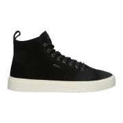 Blackstone - Black - Sneaker (high)