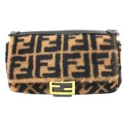 Pre-owned Stof fendi-tasker