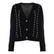 Cardigan med juvelknapper