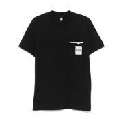 Sort Jersey Logo Patch T-shirt