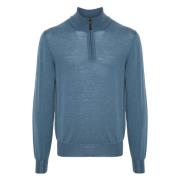 Merino Uld Half-Zip Strikvarer