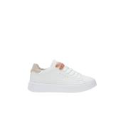 Grace Leather Sneakers i Hvid/Rosa