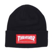 Skate Mag Patch Beanie Hat Sort