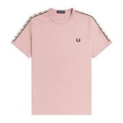 Ringer T-shirt Støvet Rose Sort