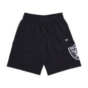 Raiders Tracksuit Shorts Sort Bomuld