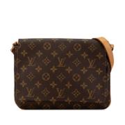 Pre-owned Canvas louis-vuitton-tasker