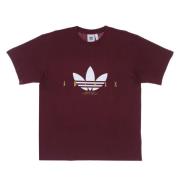 Script Tee Crimson Casual T-shirt