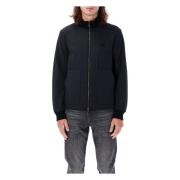 Quiltet Zip-Up Bomber Jakke Tøj