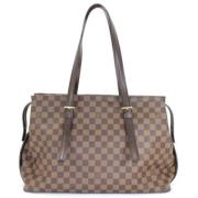 Pre-owned Canvas louis-vuitton-tasker