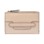 Beige Accessories Pung Elegant Kompakt